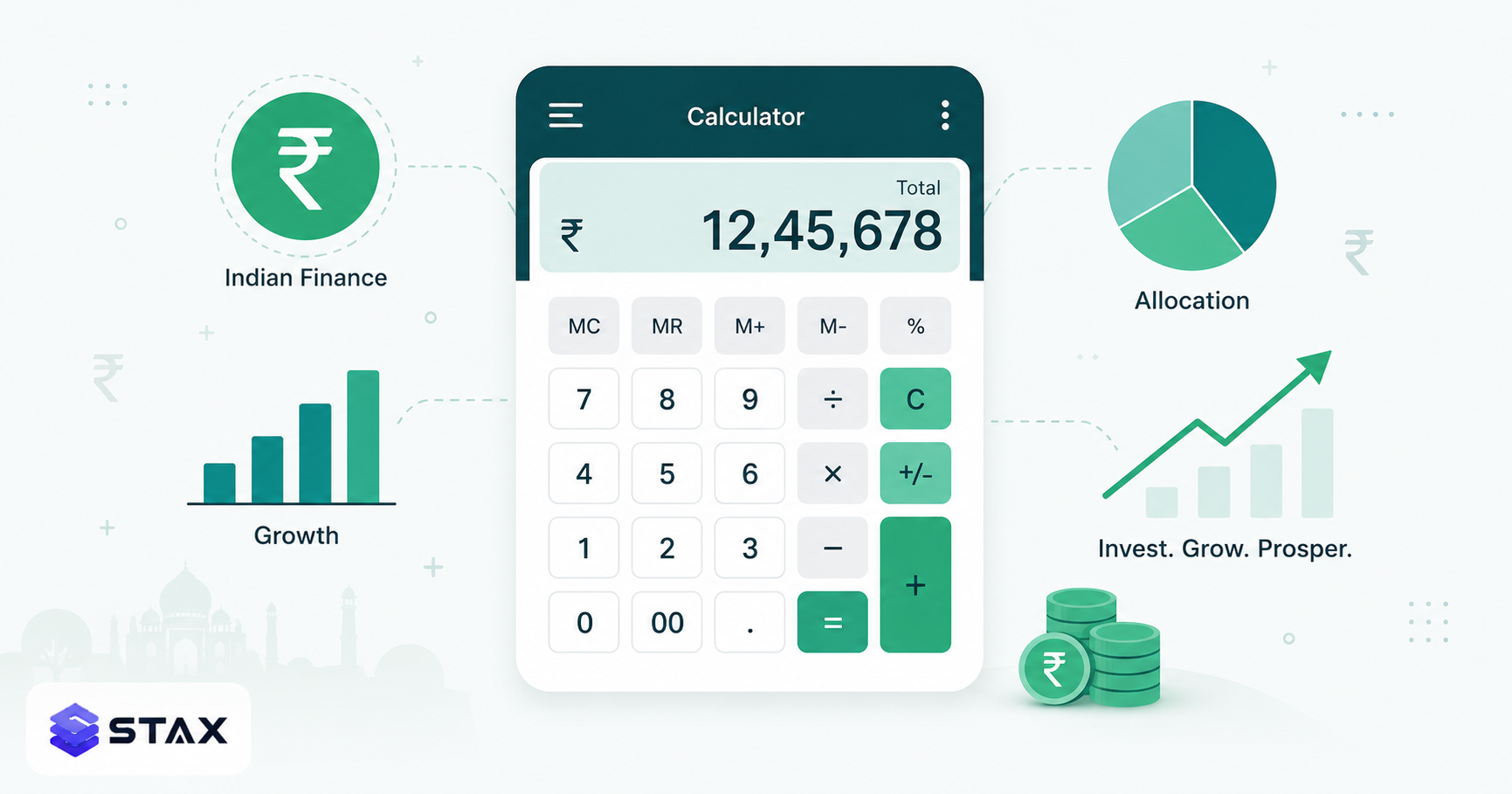 We just shipped 17 new finance calculators — full Groww parity, all client-side